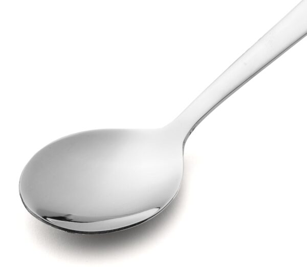 FranCuisine Cuillère à Café Cuillerée à Soupe - Monobloc d'une Pièce Acier Inoxydable 18/10 et 140 mm Couleur Argent – Image 4