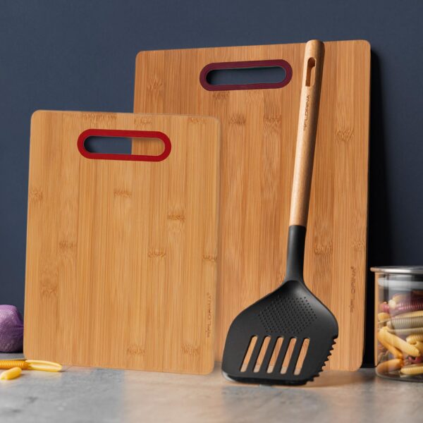 Francuisine Planche a Découper en Bambou (23,5 x 30,5 cm) I Planche en Bois – Image 4